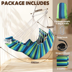 Chihee hammock metal spreader bar detail showing sturdy iron construction benefit