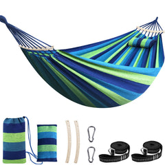 Chihee hammock front view showing full open bed and stable layout for comfortable lounging
