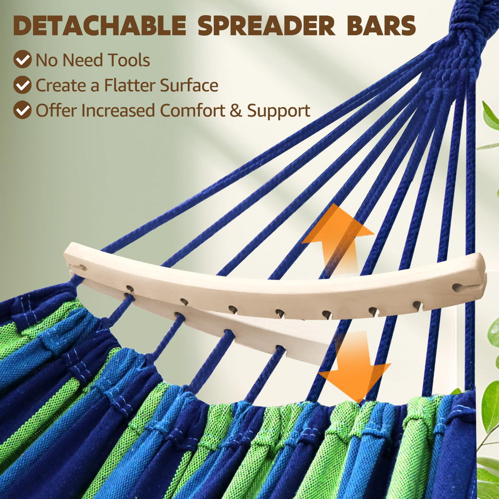 Chihee hammock cotton fabric and pillow close-up highlighting breathable comfort
