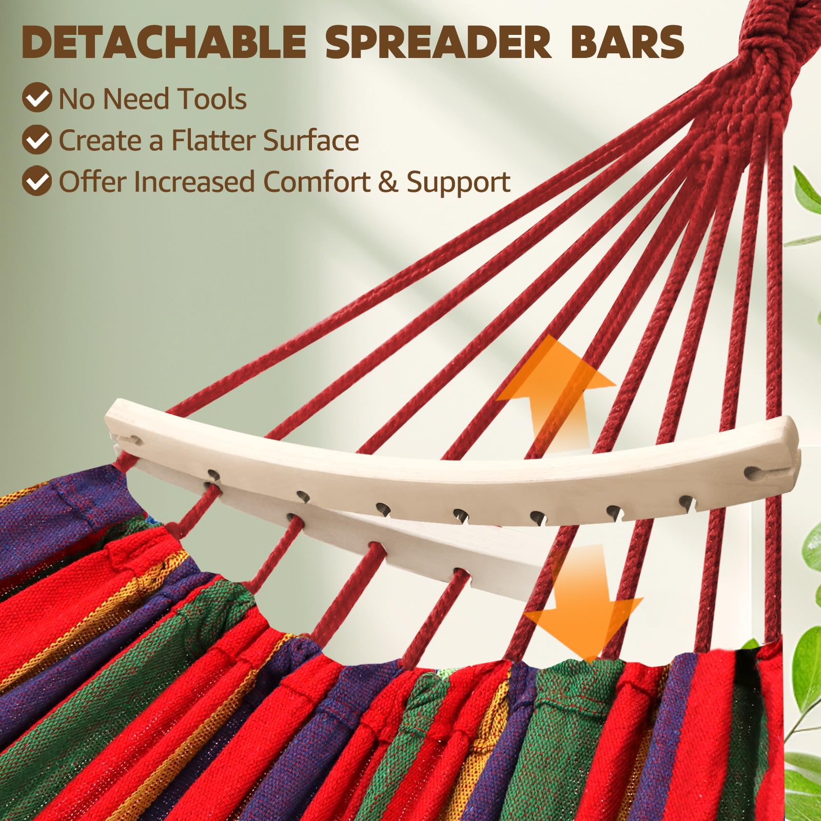 Chihee hammock pillow detail highlighting extra head support and added comfort