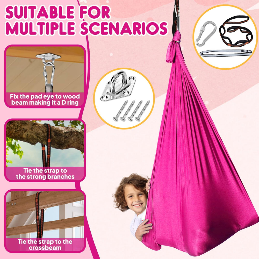 Chihee folded compact swing in storage bag showing easy stowage and wrinkle-resistant fabric