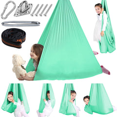 Chihee front view showing full cuddle swing and stable shape for calming play