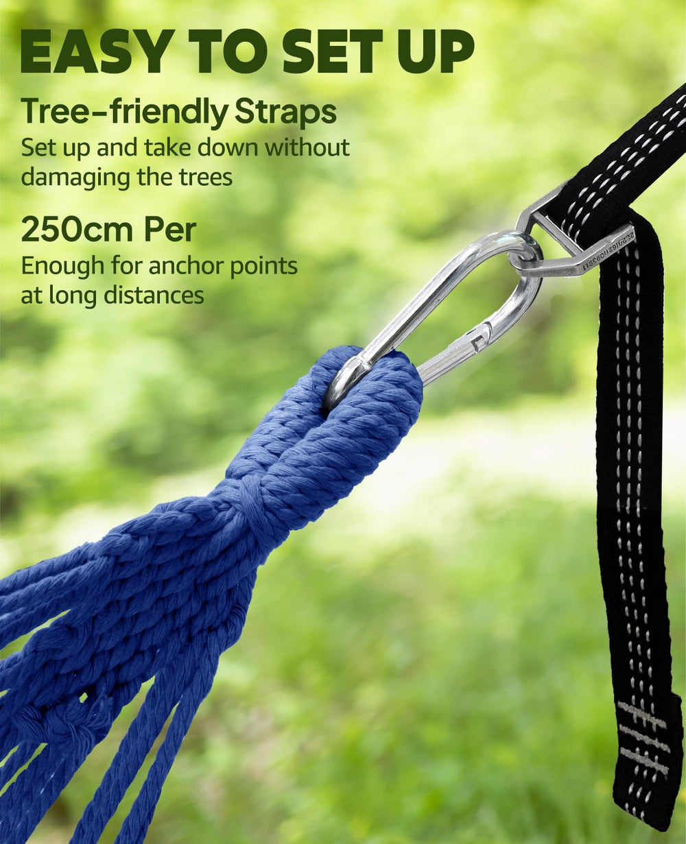 Chihee suspension straps and carabiners showing adjustable secure setup
