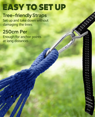 Chihee suspension straps and carabiners showing adjustable secure setup