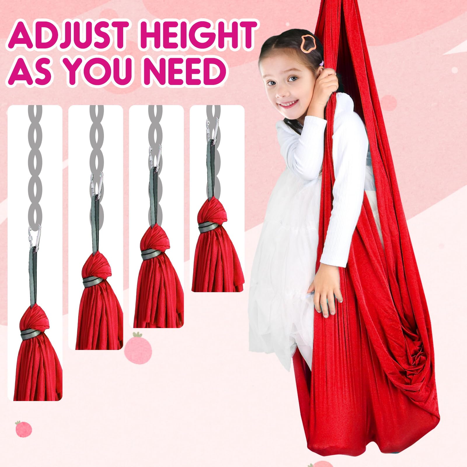 Chihee swing hung from tree branch outdoors for portable relaxation and play