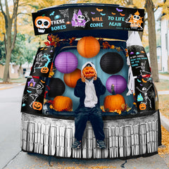 Chiisong front trunk display showing full decorated car and welcoming setup