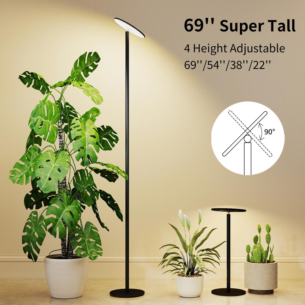 chiphy adjustable pole extended demonstrating height versatility for plants