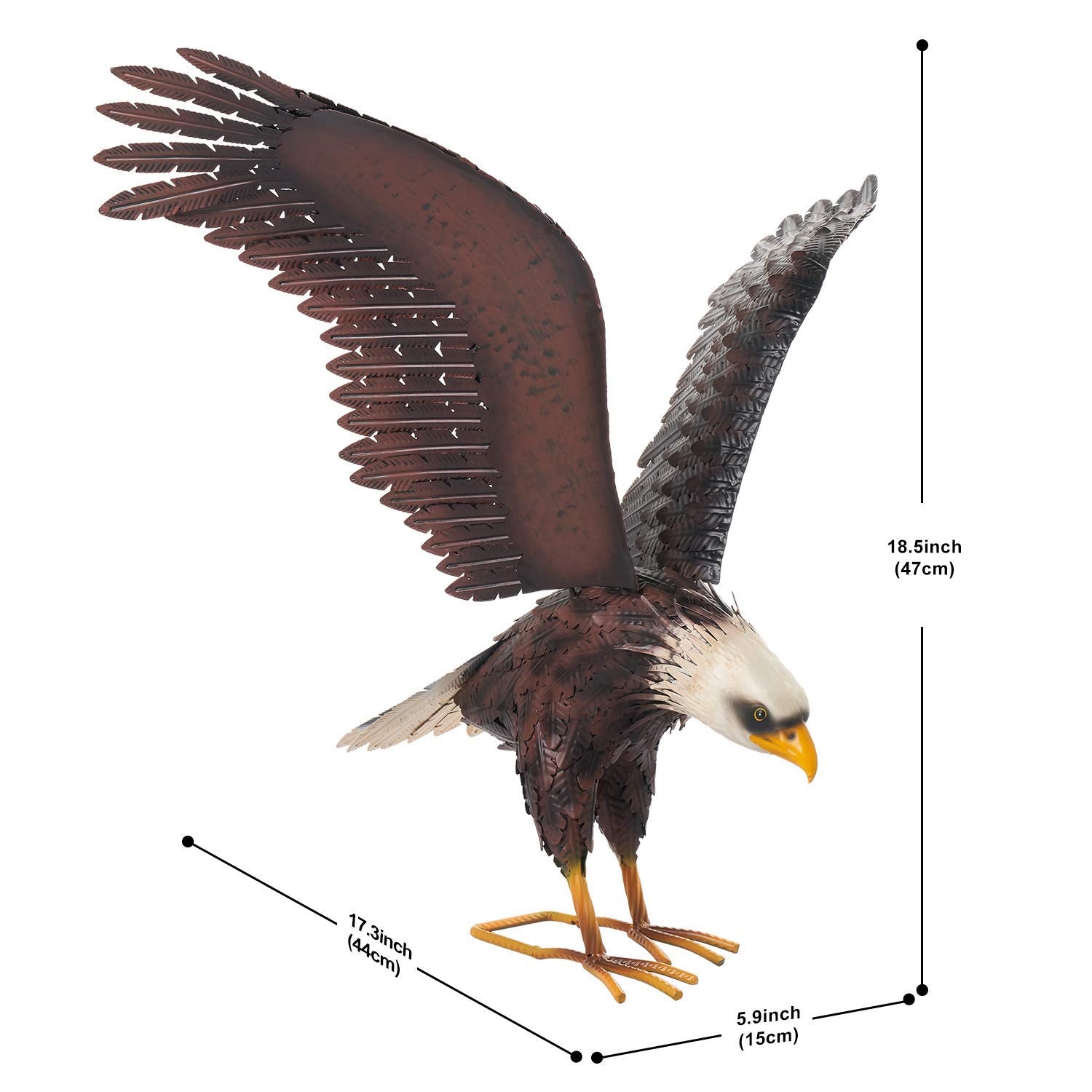chisheen eagle side profile highlighting sculpted anatomy and realism