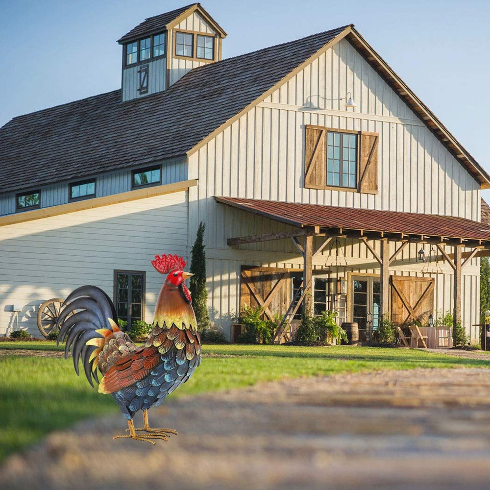 chisheen rooster packaged and easy to assemble without tools