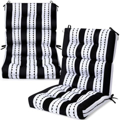 Chitidr front view showing classic stripe cushions, adds instant comfort