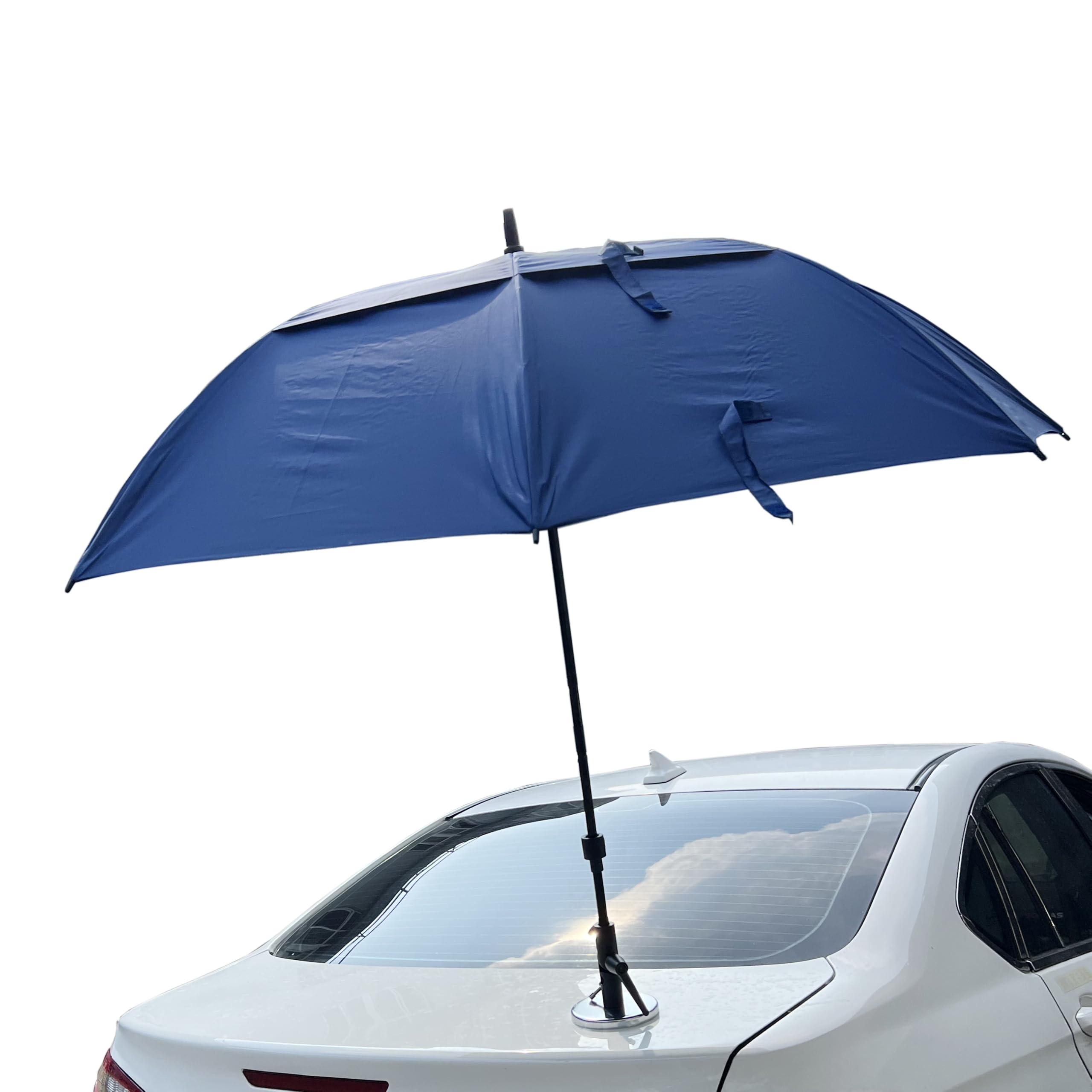 CHOOSEU umbrella next to toolbox showing 60 inch scale for coverage reference