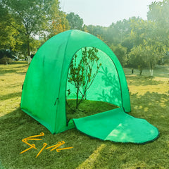 CHPPEY front view of warm plant cover showing protection and light