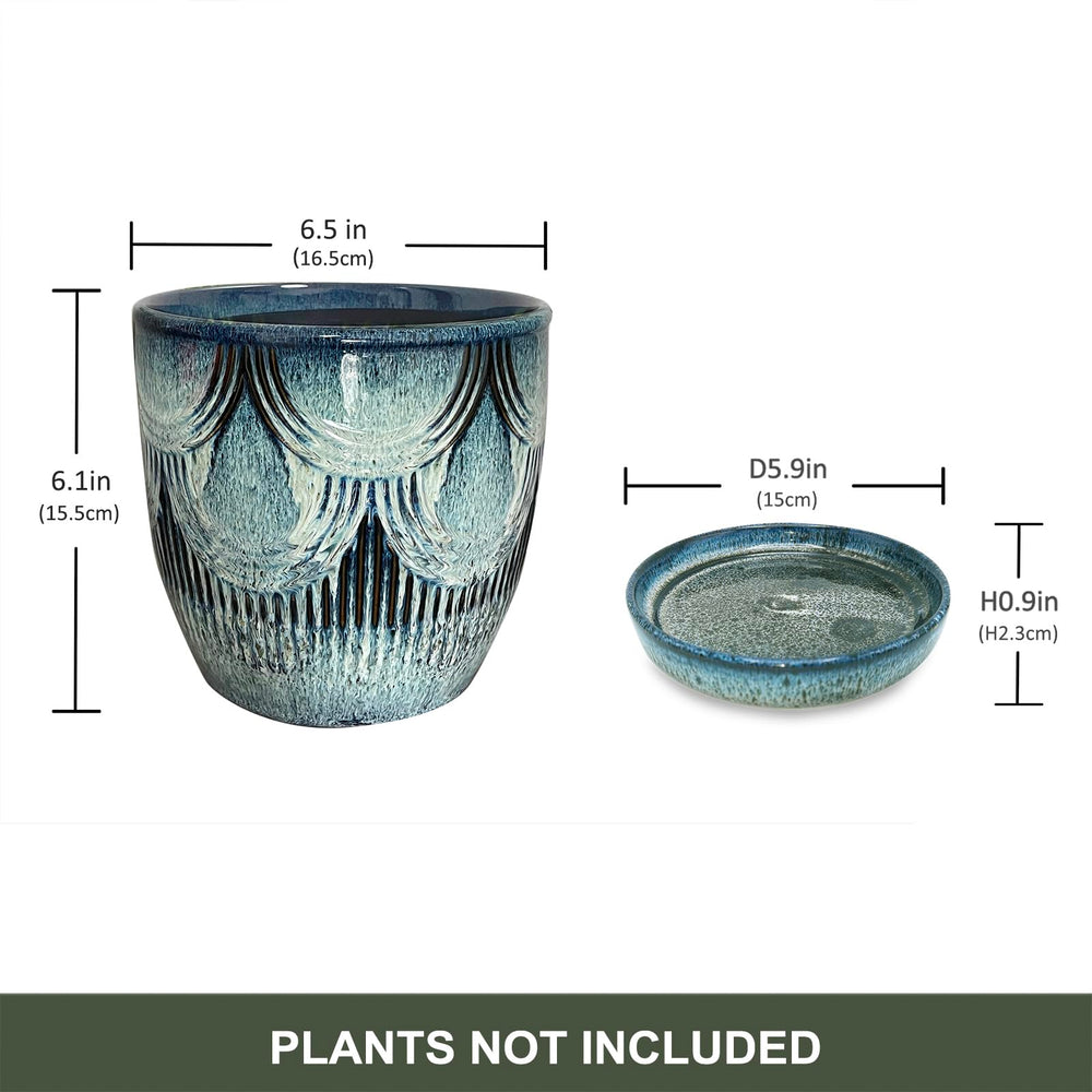 Chralji GIFTWARE visible drainage hole detail preventing overwatering and root rot