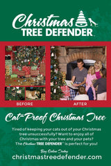 Christmas Tree Defender highlighting light channel accommodating strings benefit no-snags