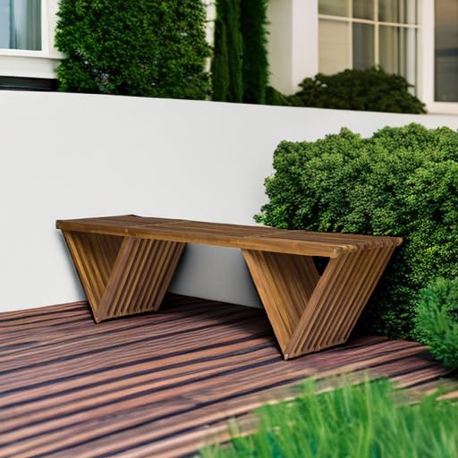 Christopher Knight Home bench beside chair illustrating scale and seating capacity