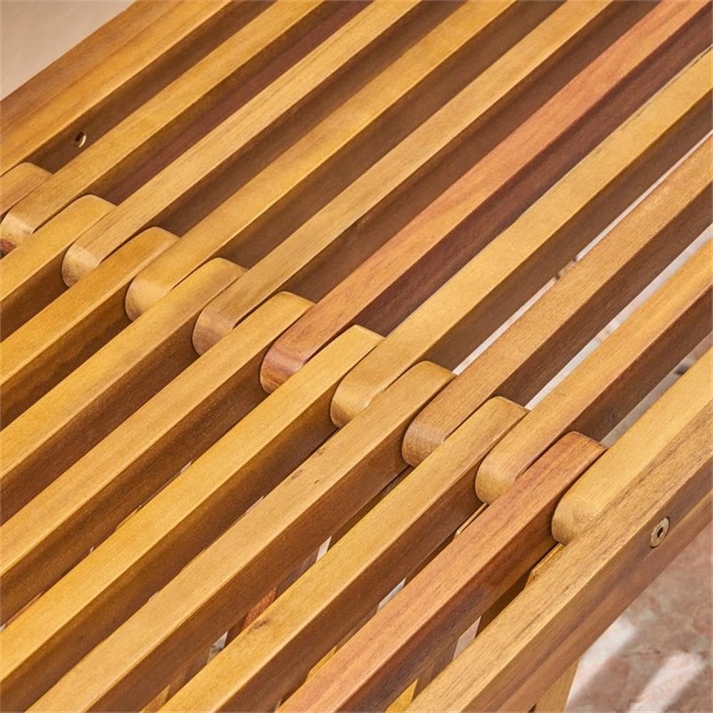 Christopher Knight Home top-down of bench seat showing smooth surface for dining