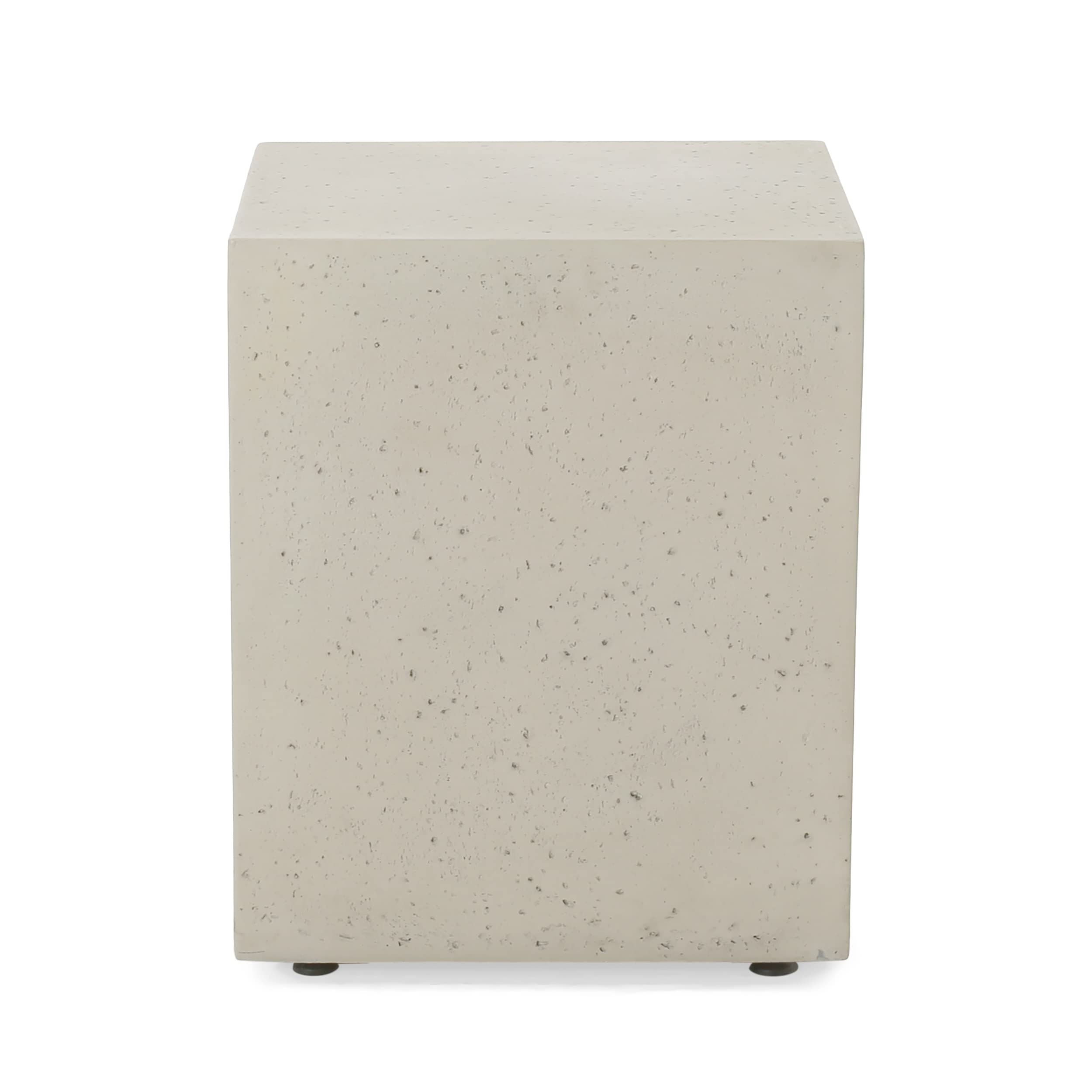 Christopher Knight Home Aidan texture detail showing lightweight concrete finish and durability
