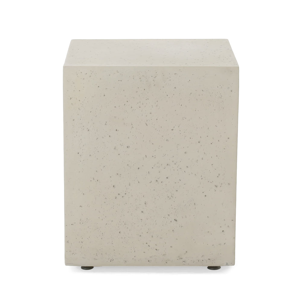 Christopher Knight Home Aidan texture detail showing lightweight concrete finish and durability