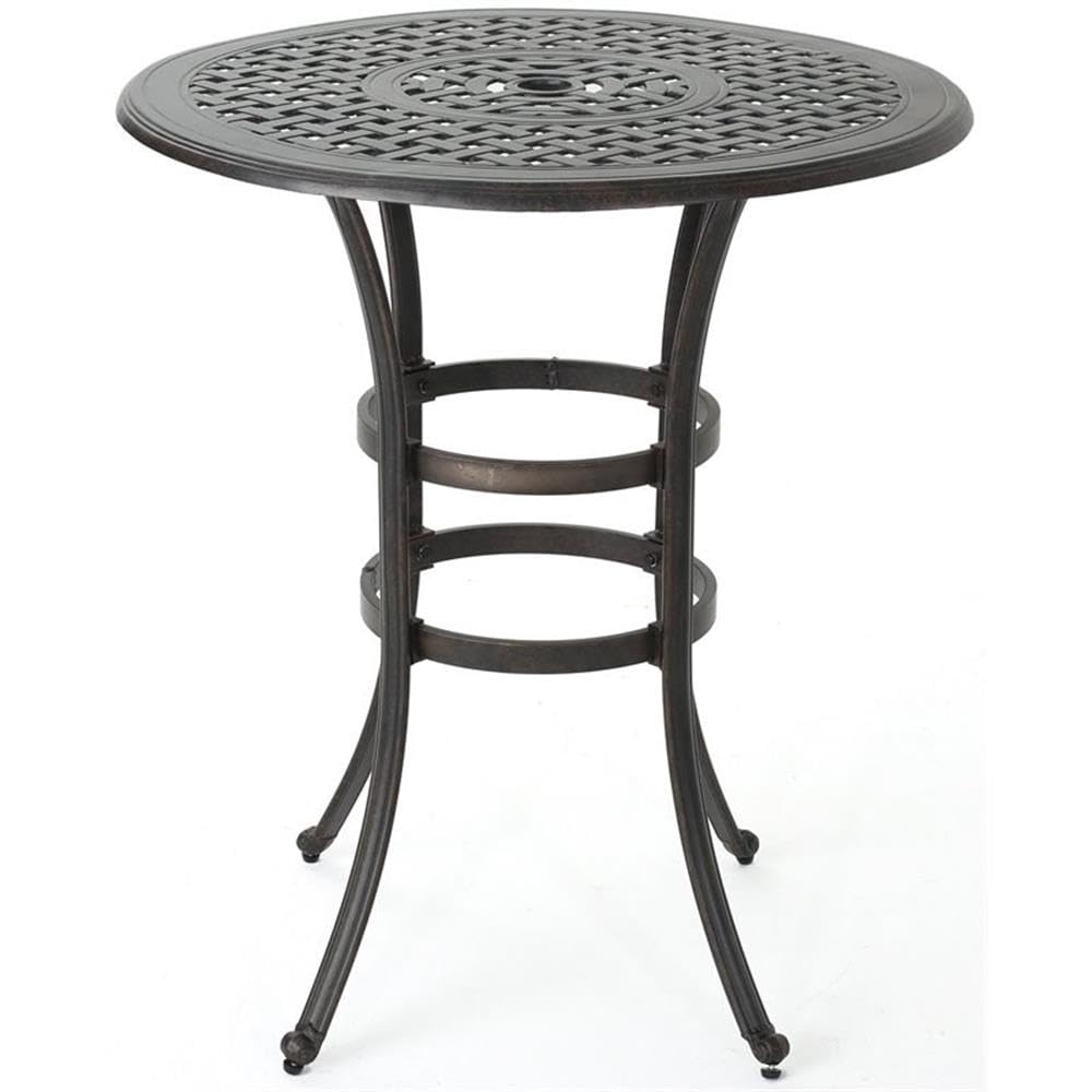 Christopher Knight Home bronze front view showing elegant grillework and durable build
