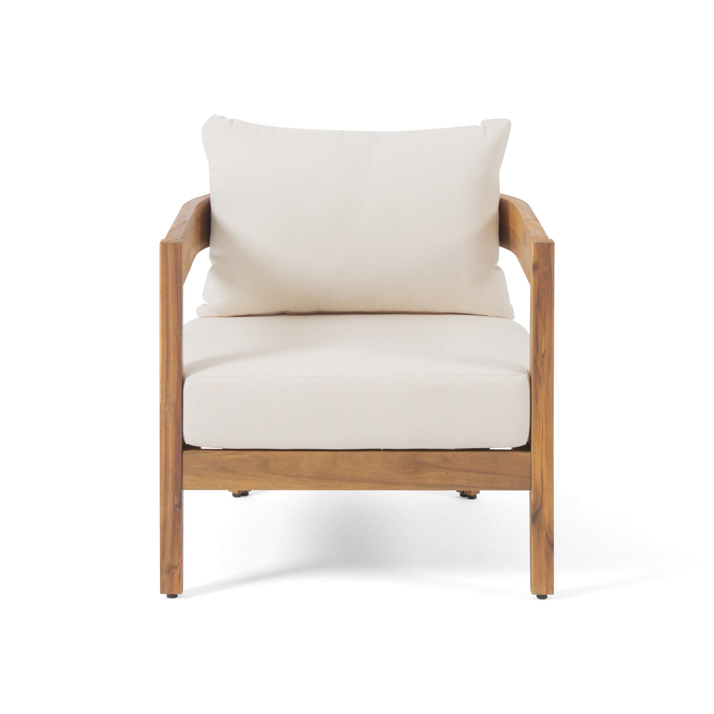 Christopher Knight Home cushion detail with zipper showing removable, water-resistant cover for easy cleaning