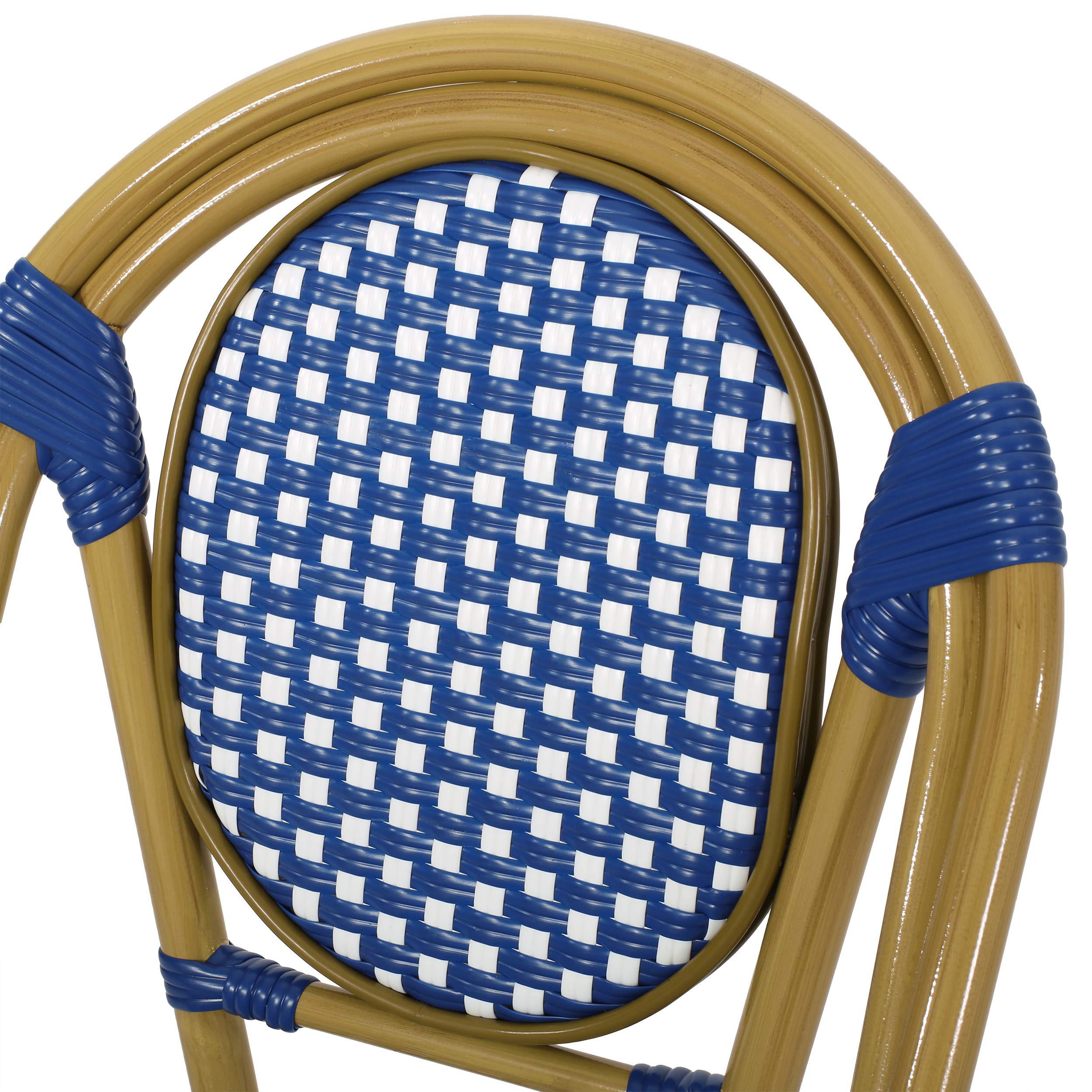 Christopher Knight Home bamboo-print frame detail adding natural-looking protection