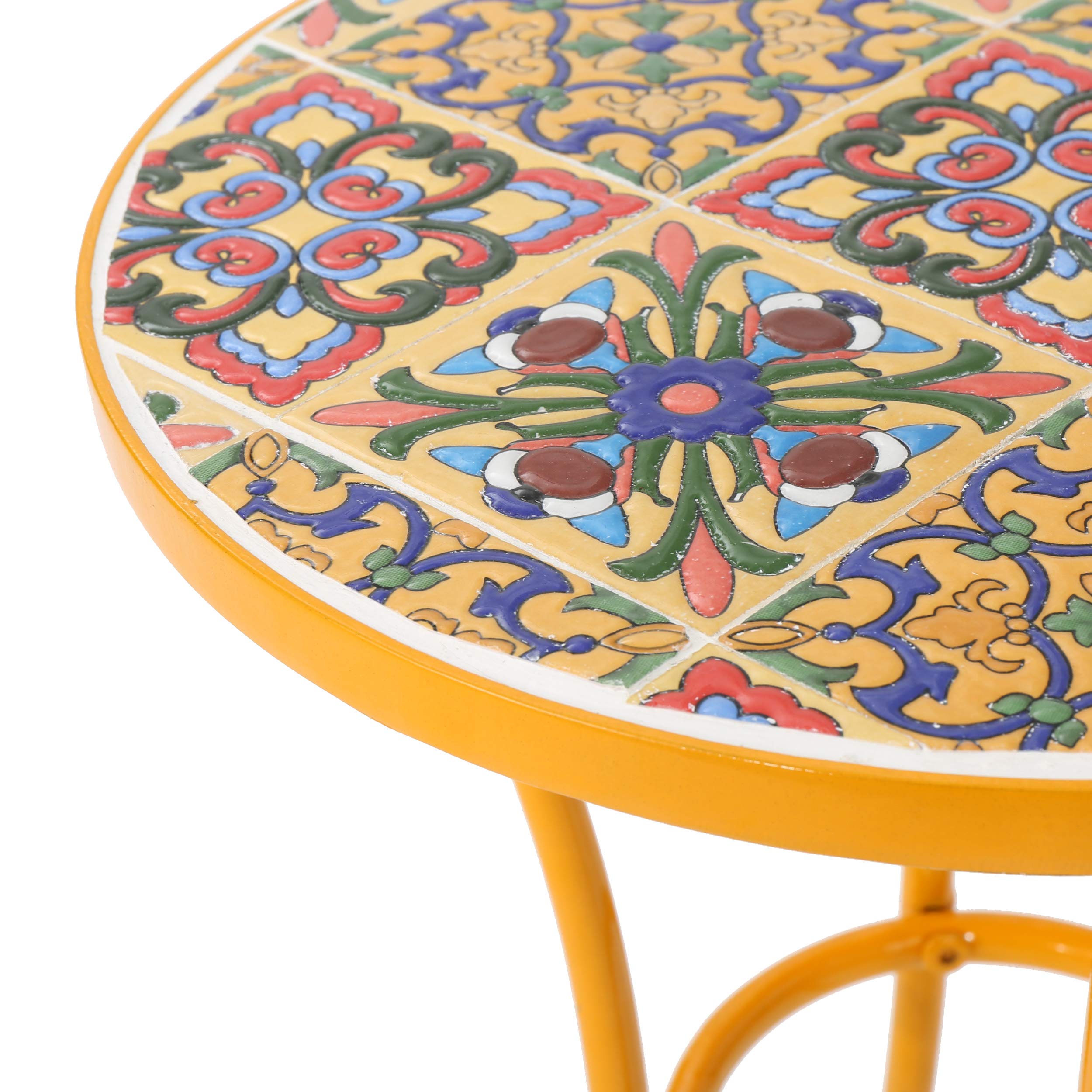 Christopher Knight Home lifestyle setting with table by a porch adding cheerful color and cohesive decor