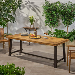 Christopher Knight Home Beau close-up of acacia grain emphasizing natural beauty