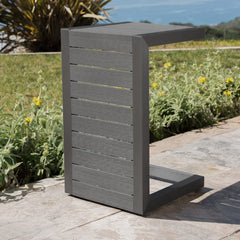 Christopher Knight Home close-up of aluminum finish showing durable powder-coat