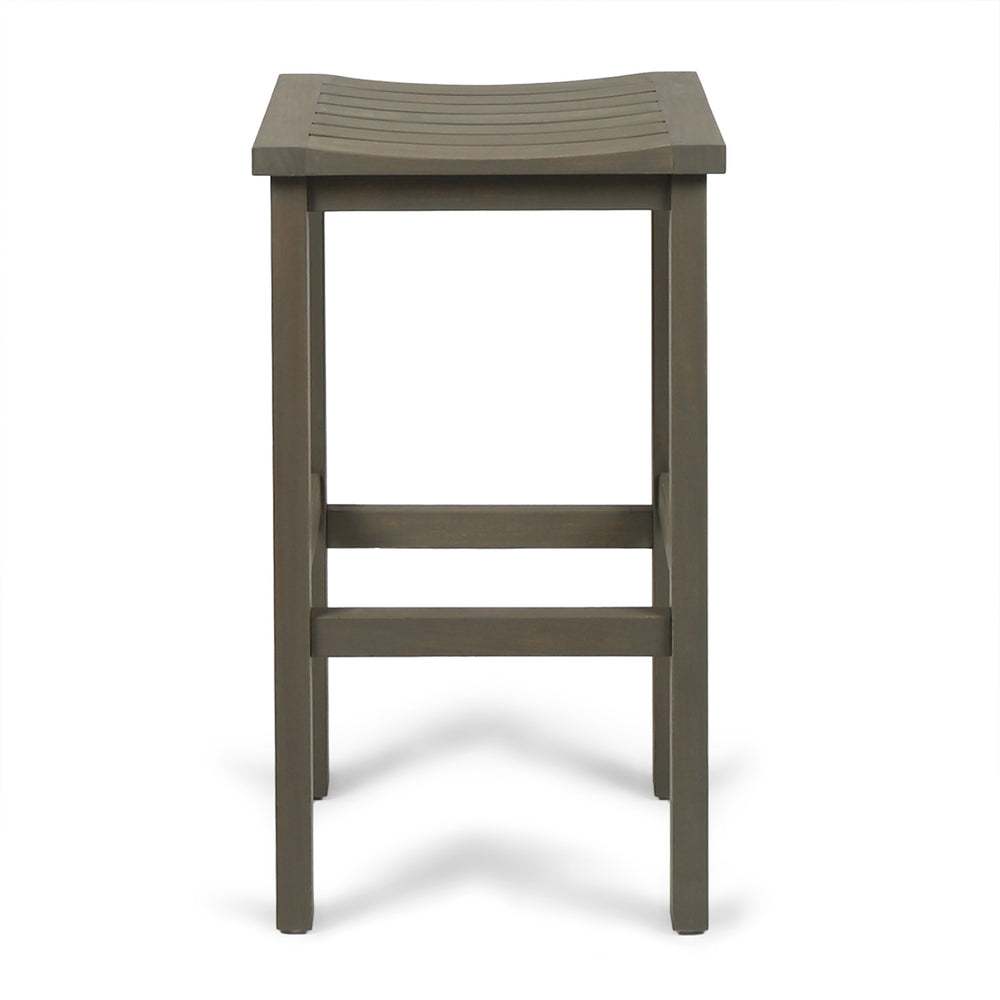 Christopher Knight Home stool next to patio table illustrating size and proportion benefit