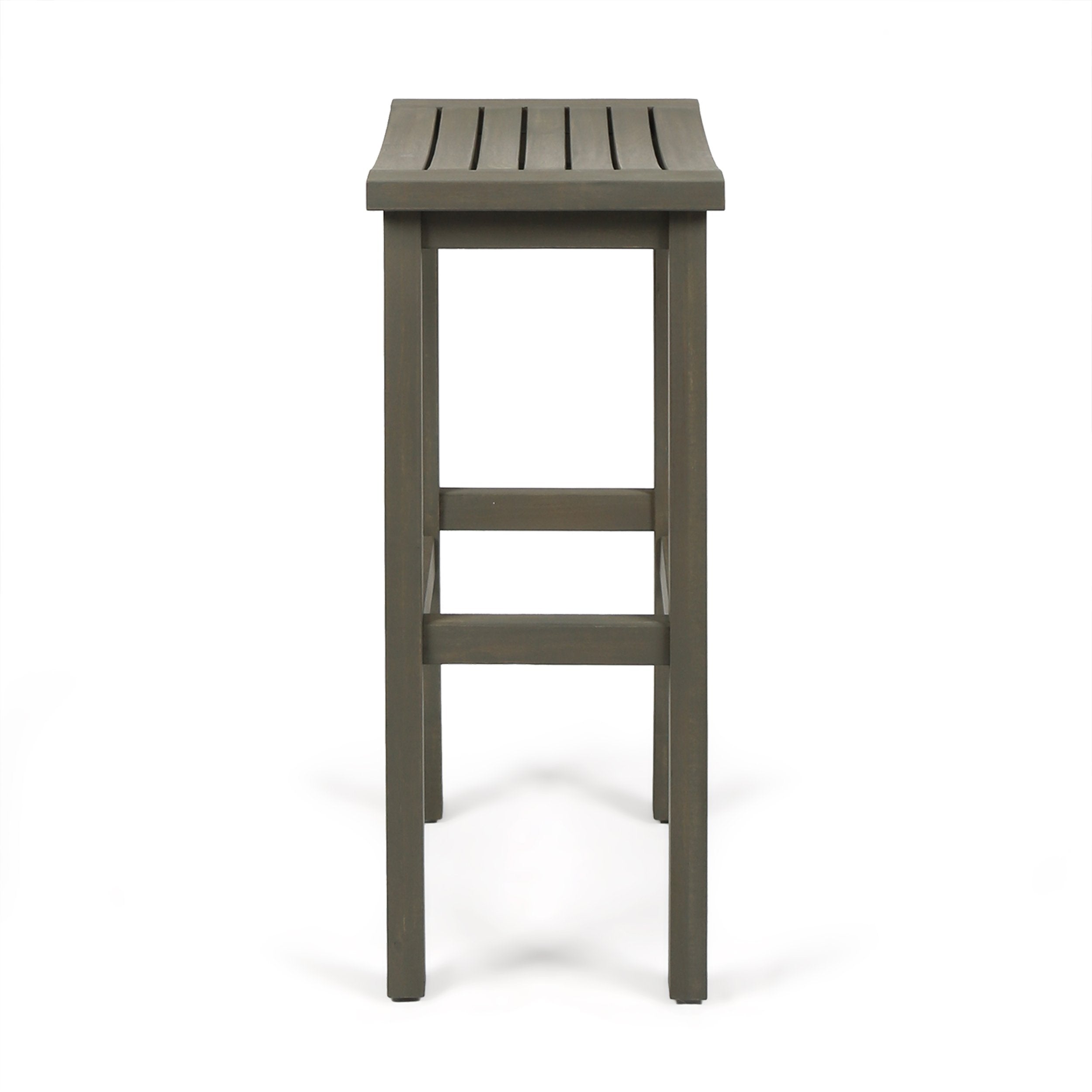 Christopher Knight Home four stools arranged outdoors demonstrating compact seating benefit