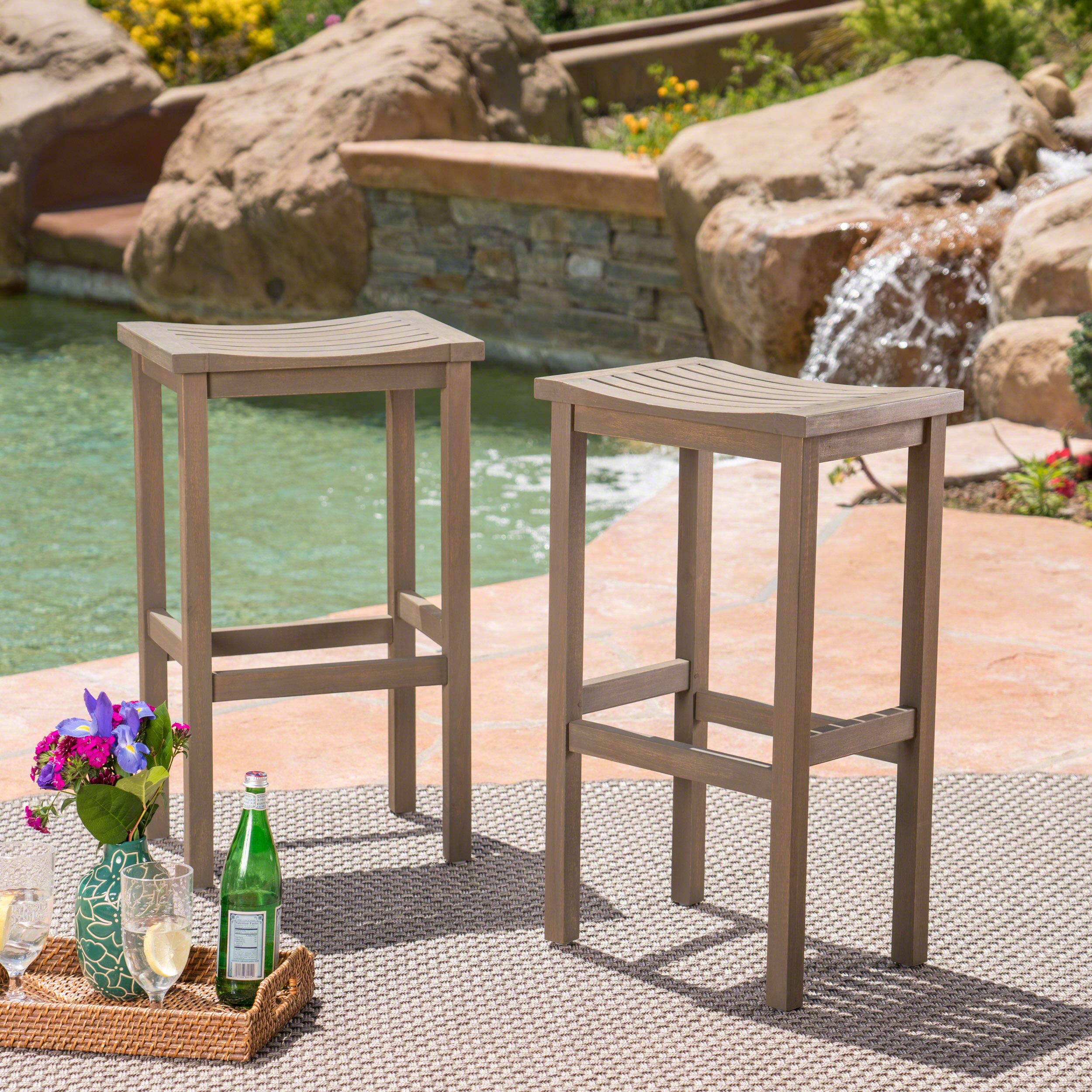 Christopher Knight Home side profile highlighting saddle seat comfort and space efficiency
