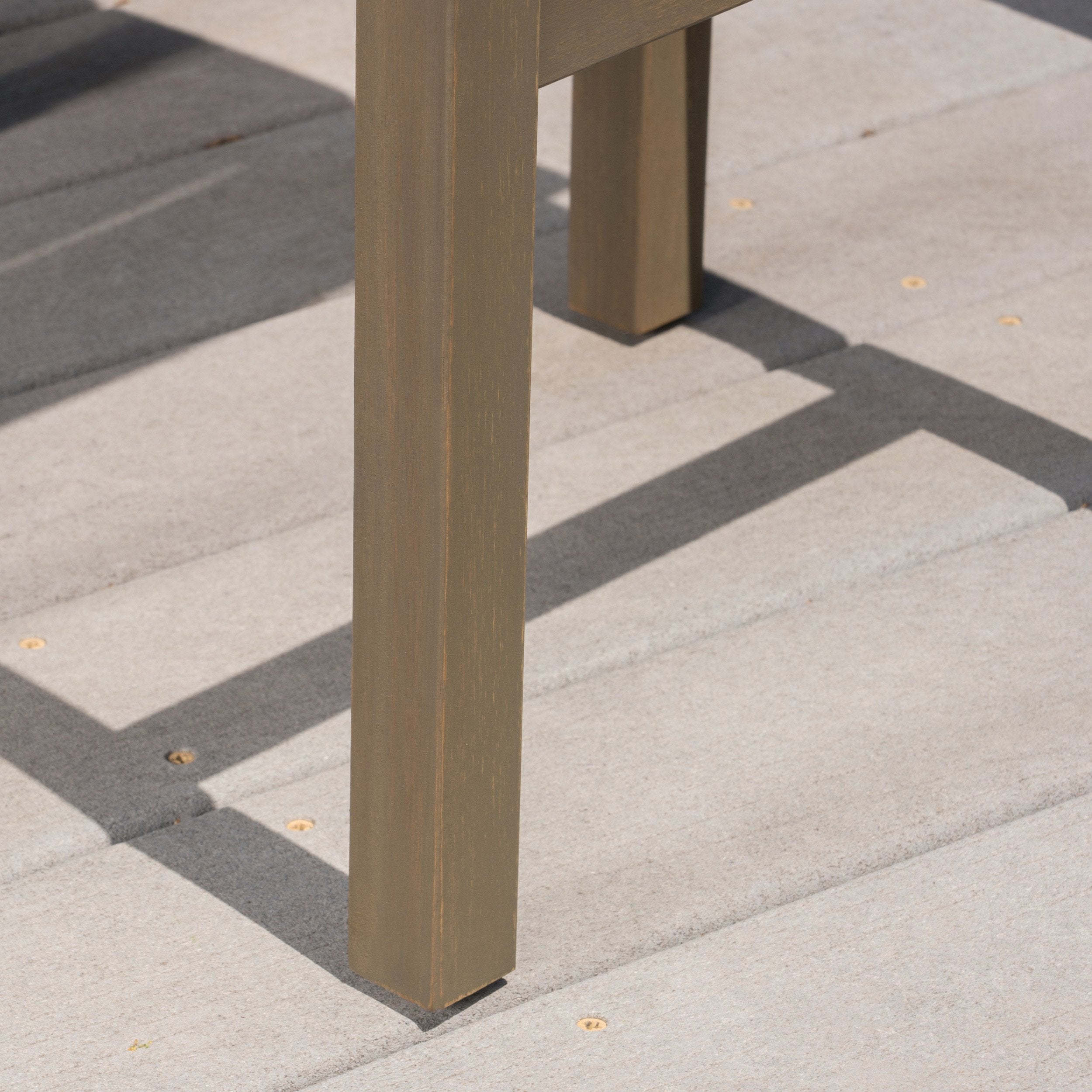 Christopher Knight Home close-up of seat grain and finish for easy cleaning benefit