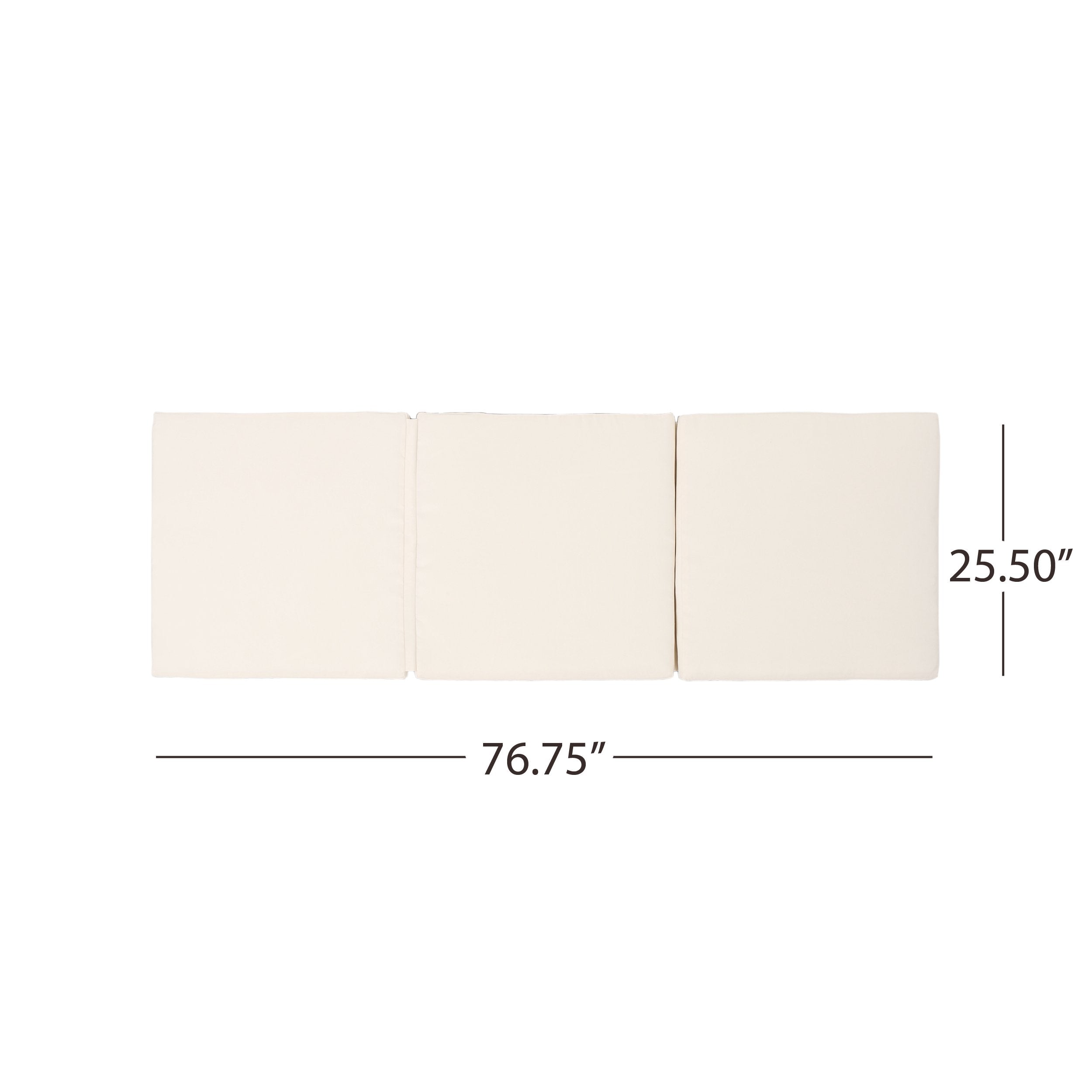 Christopher Knight Home cushion side ties detail demonstrating secure attachment to lounge