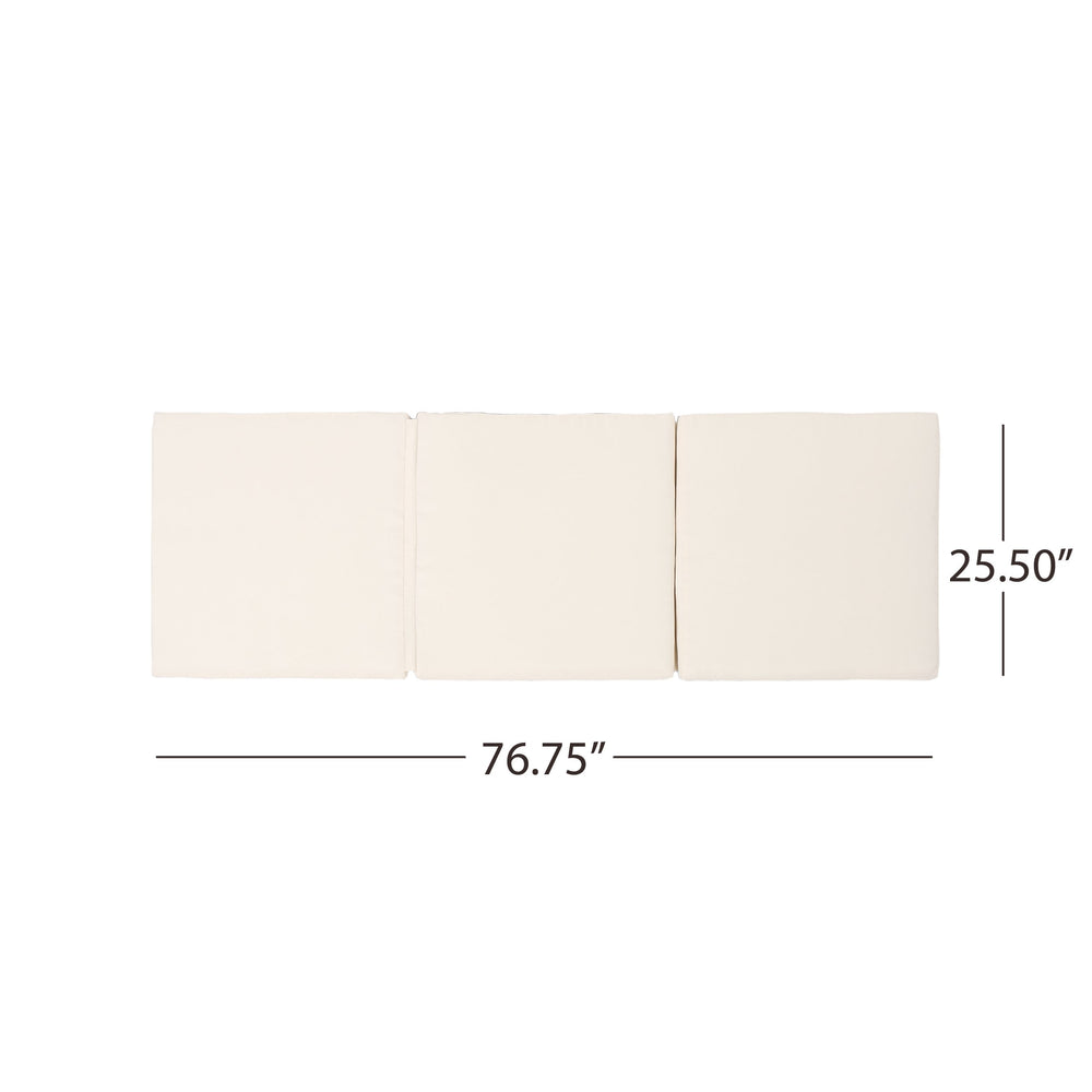 Christopher Knight Home cushion side ties detail demonstrating secure attachment to lounge