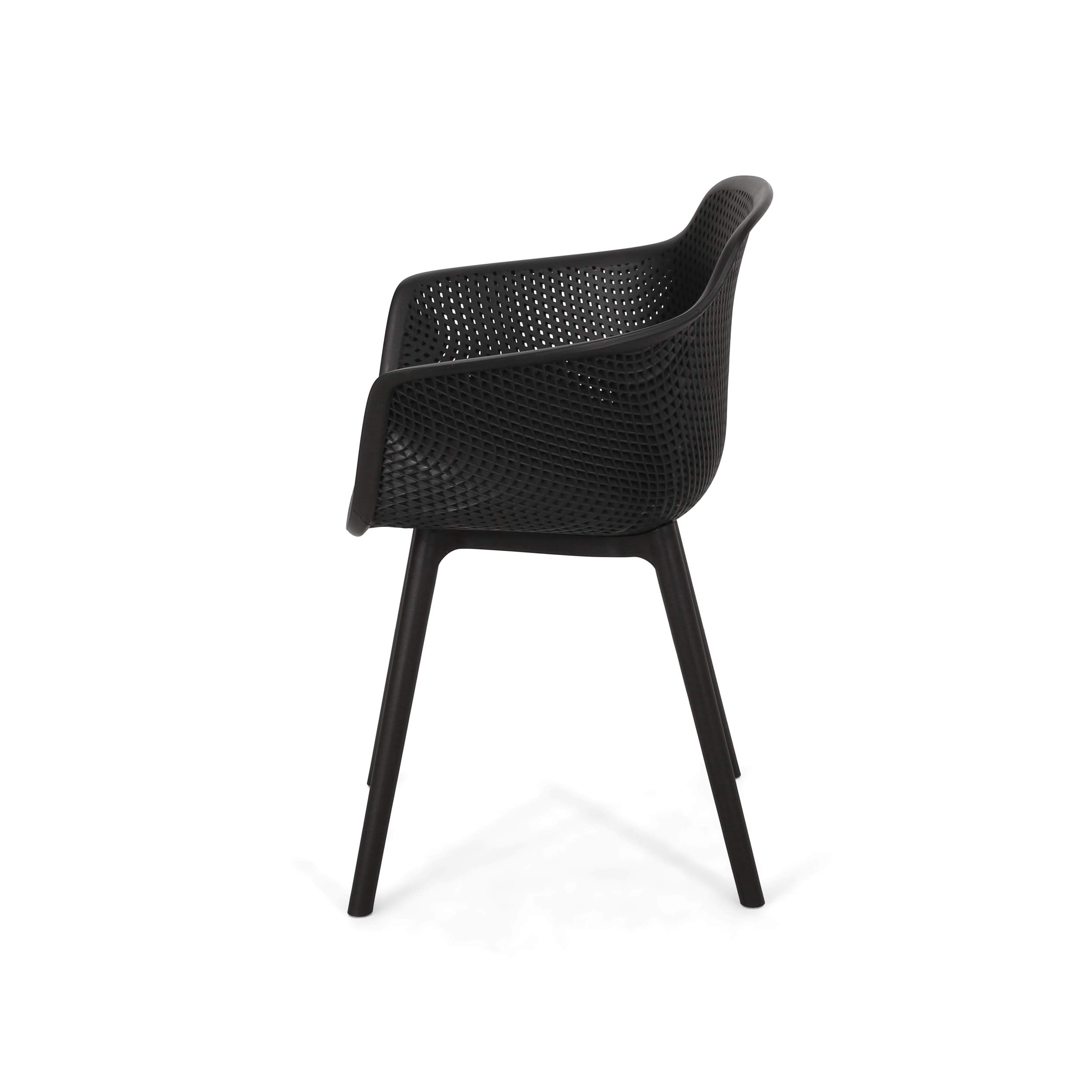 Christopher Knight Home Davina seat closeup demonstrating smooth polypropylene surface for quick wipes