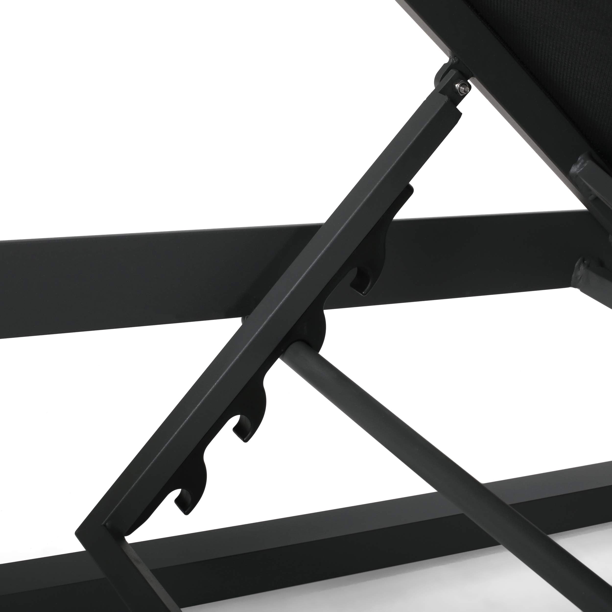 Christopher Knight Home Eudora frame finish showing rust-resistant aluminum durability