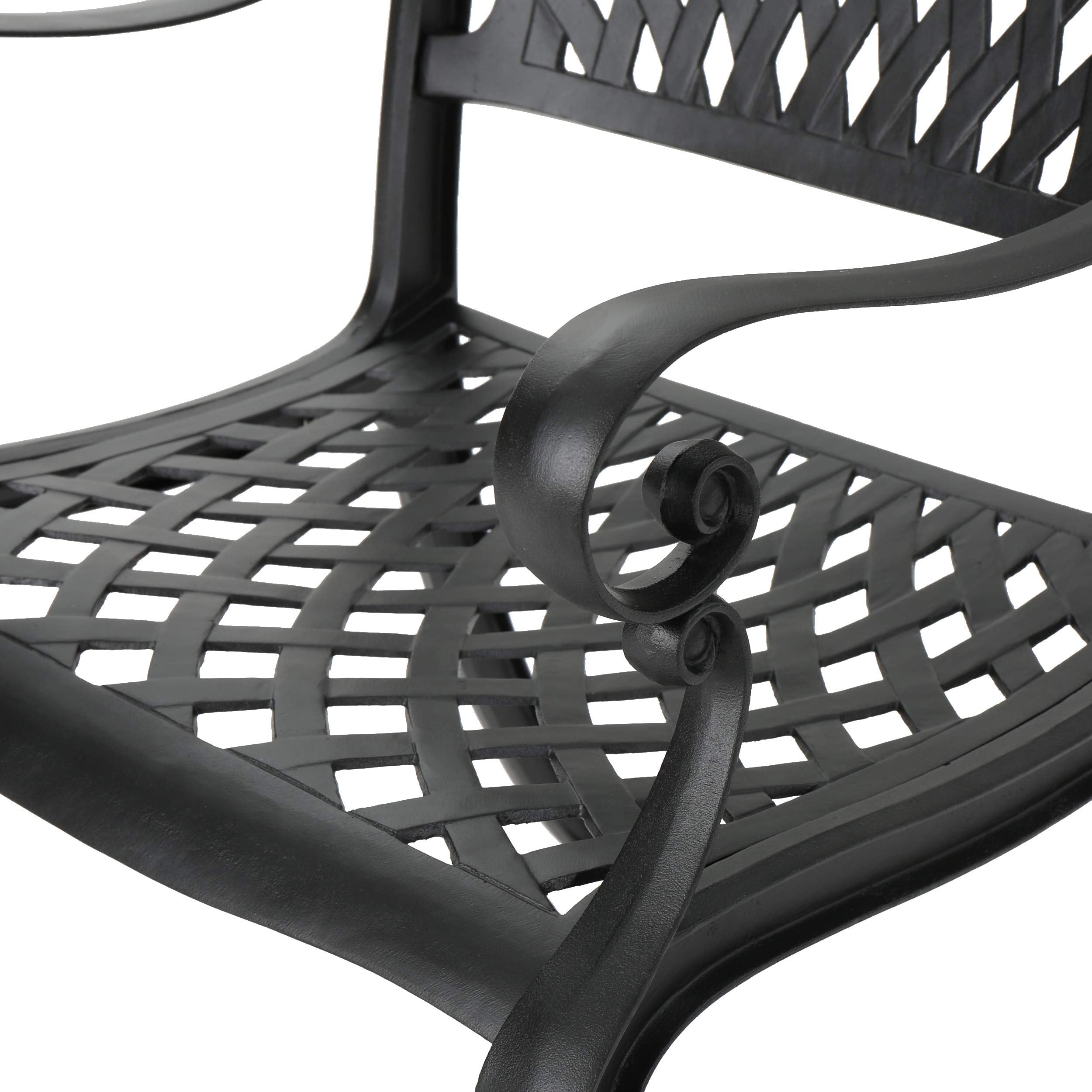 Christopher Knight Home chairs in patio setting showing weatherproof use and style
