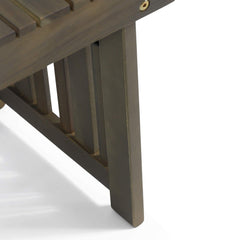 Christopher Knight Home close-up of slat top showing water-shedding design and durable surface