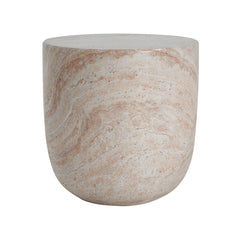 Christopher Knight Home close-up of travertine texture highlighting durable stone-like surface benefit