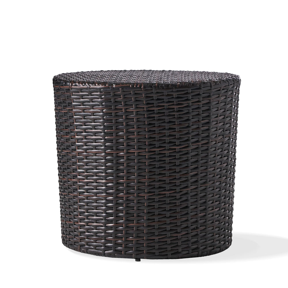 Christopher Knight Home Keaton front view showing compact outdoor table and styling benefit
