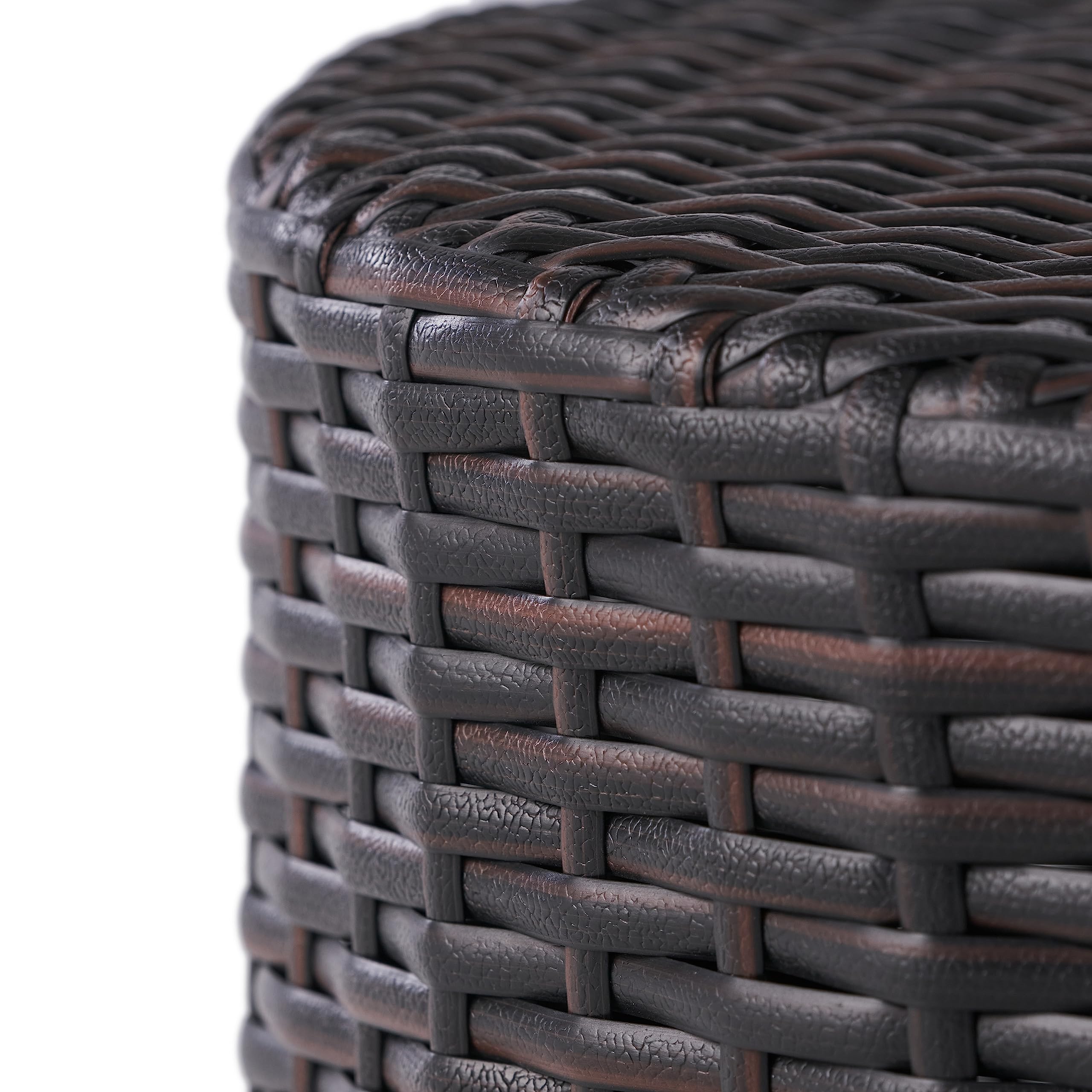 Christopher Knight Home Keaton side profile silhouette demonstrating modern barrel shape