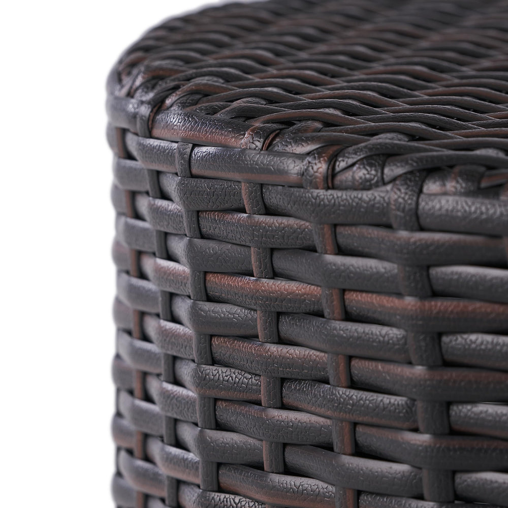 Christopher Knight Home Keaton side profile silhouette demonstrating modern barrel shape