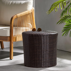 Christopher Knight Home Keaton top surface closeup holding drinks for convenient use