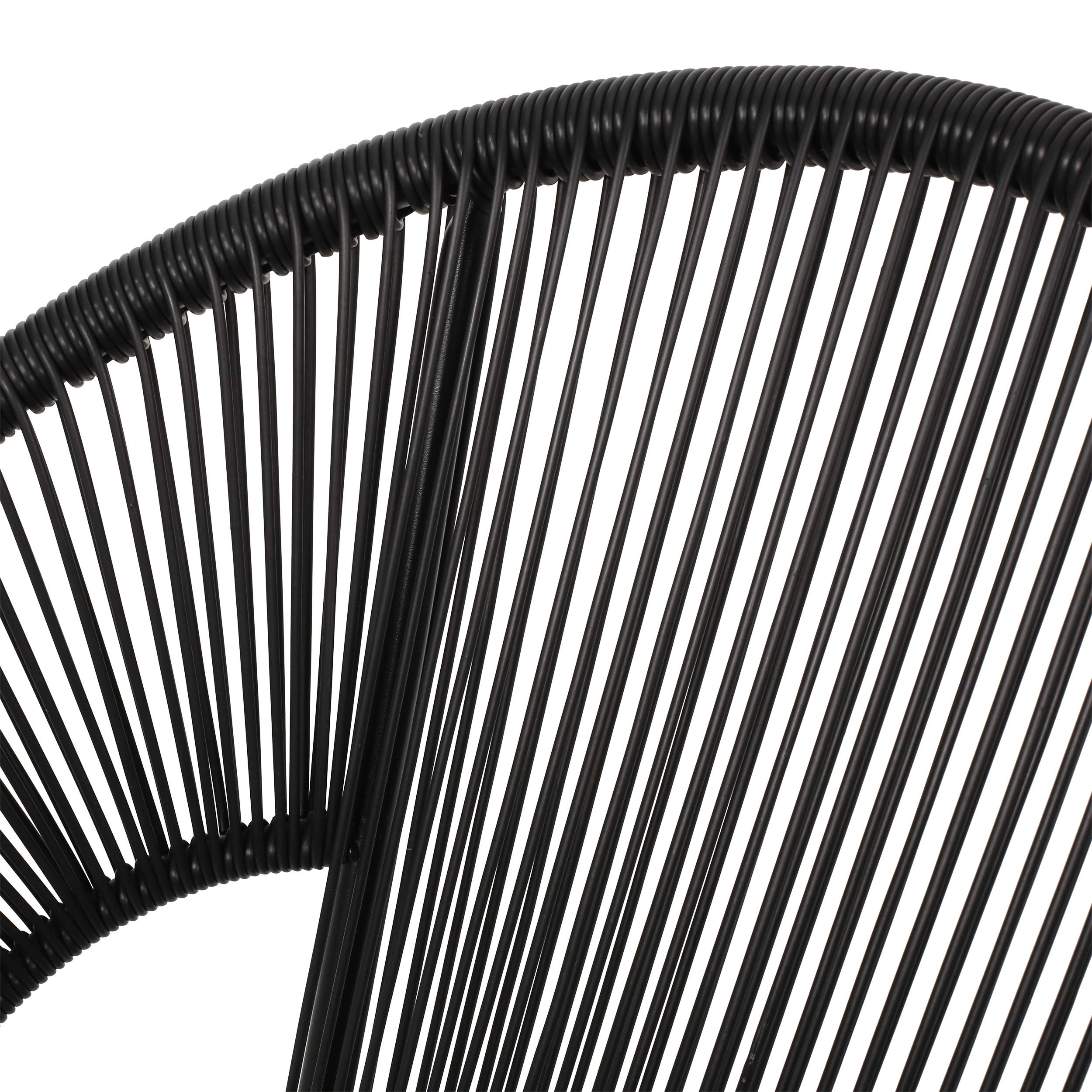 Christopher Knight Home metal frame and leg detail showing powder-coated strength and stability