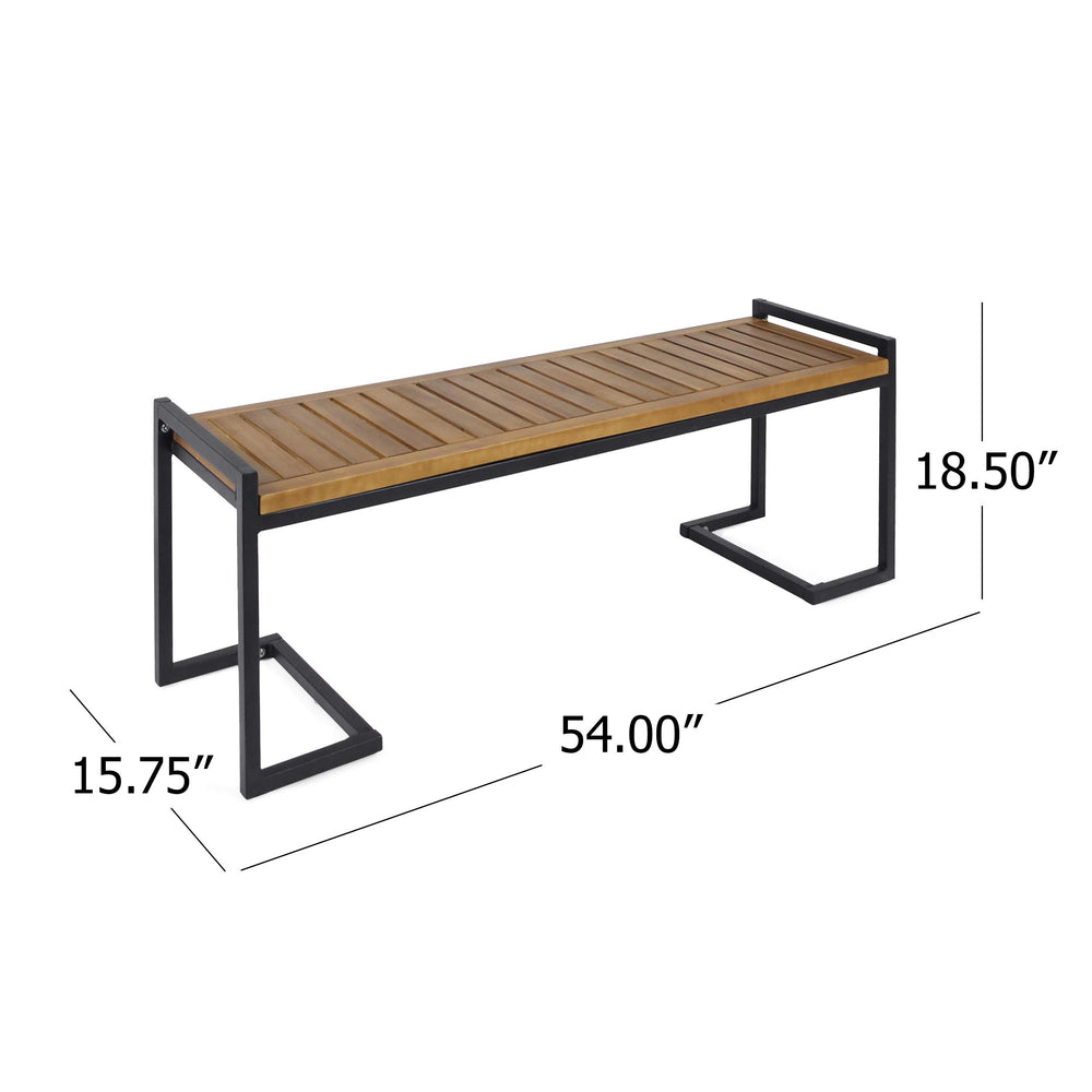 Christopher Knight Home bench in an entryway with accessories showing welcoming function