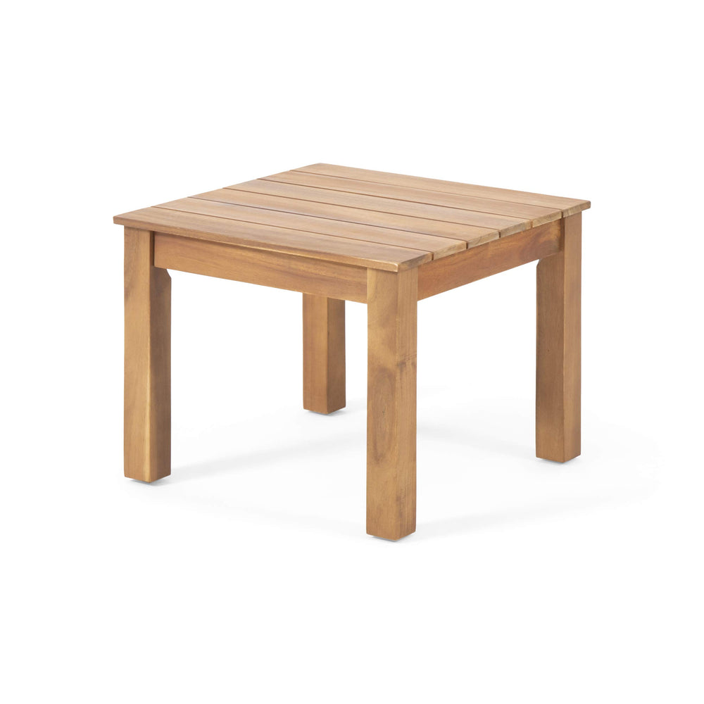 Christopher Knight Home Obreanna leg close-up showing sturdy acacia construction benefit