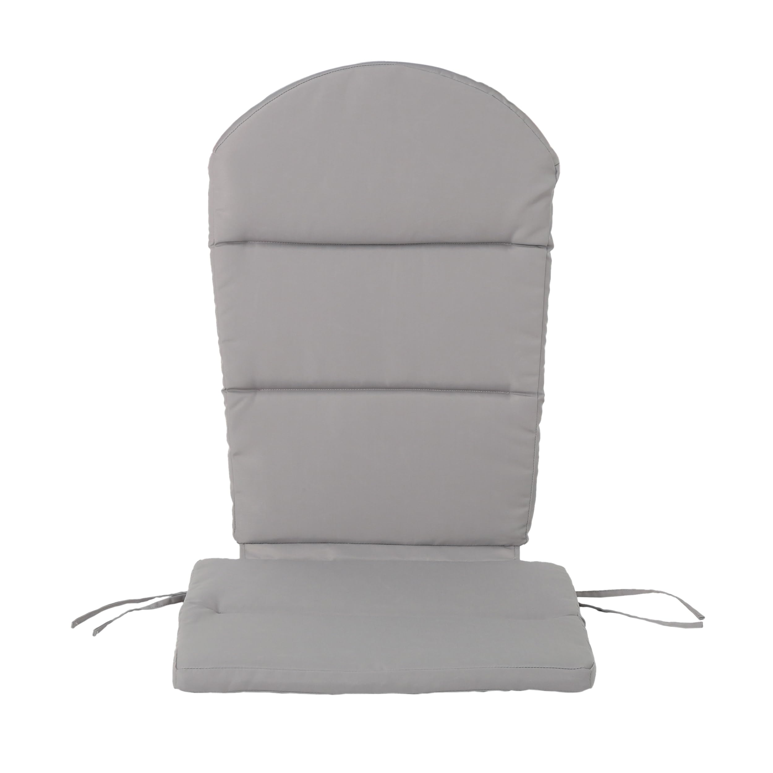 Christopher Knight Home Reed cushion front view showing full gray padding and clean lines for comfort