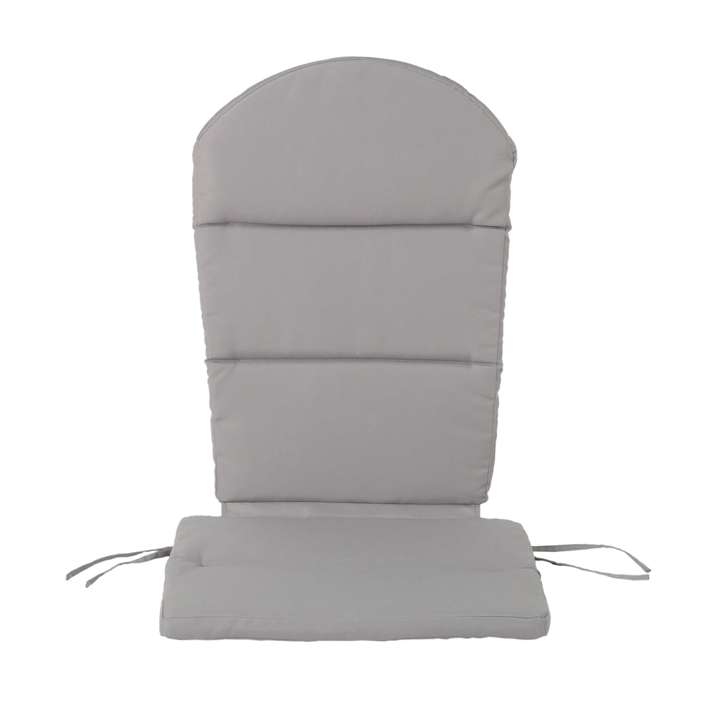 Christopher Knight Home Reed cushion front view showing full gray padding and clean lines for comfort