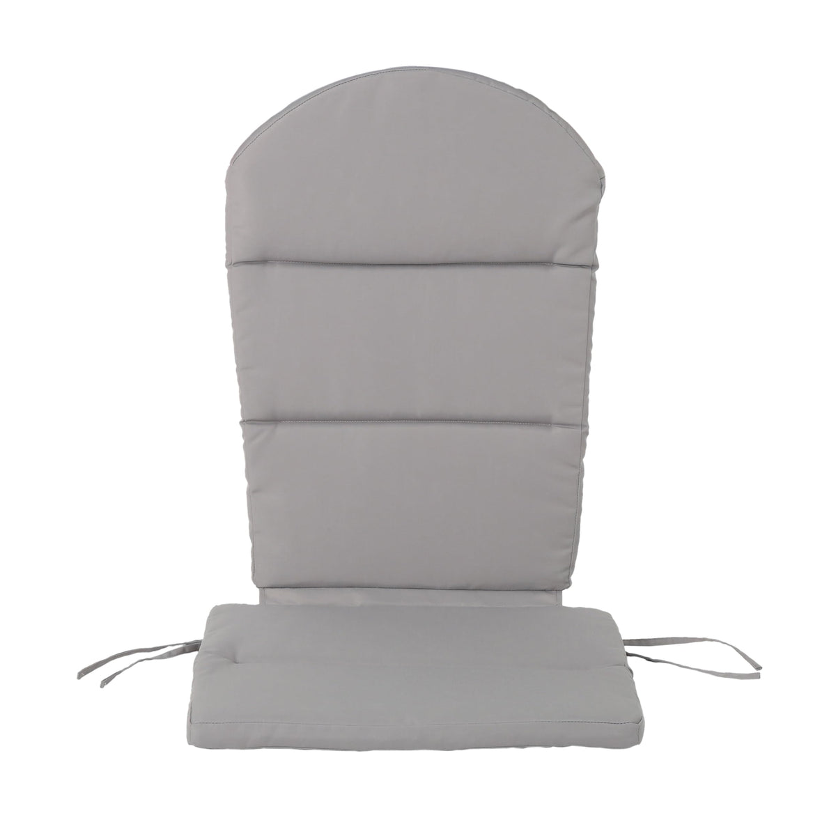 Christopher Knight Home Reed cushion front view showing full gray padding and clean lines for comfort