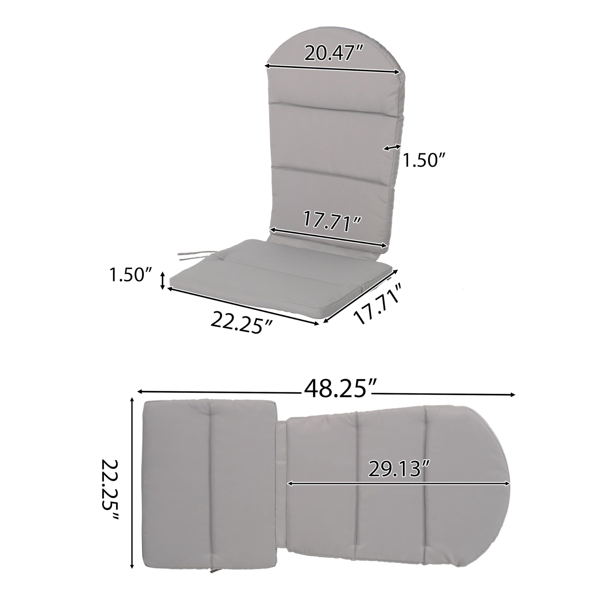 Christopher Knight Home Reed cushion ties detail demonstrating secure attachment to chair for stability